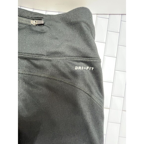 Set of 2 Nike Running Cropped Legging Womens XS Nylon Stretch Black - Picture 16 of 16